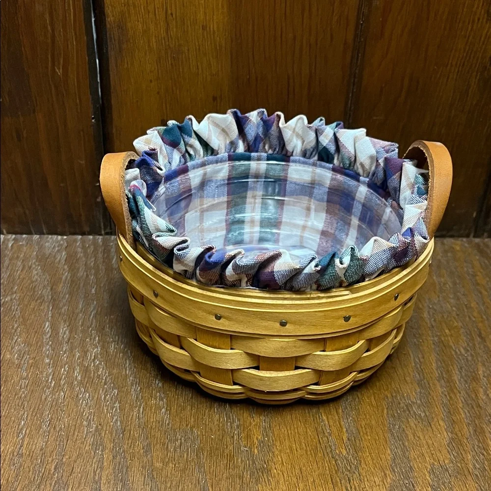 Longaberger Handwoven Basket in Warm Brown